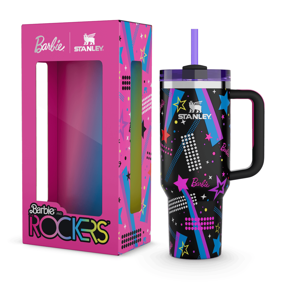 Stanley 1913 Barbie™ x Stanley Icon Quencher 1,2 l en 80's Rockers | Ver 2
