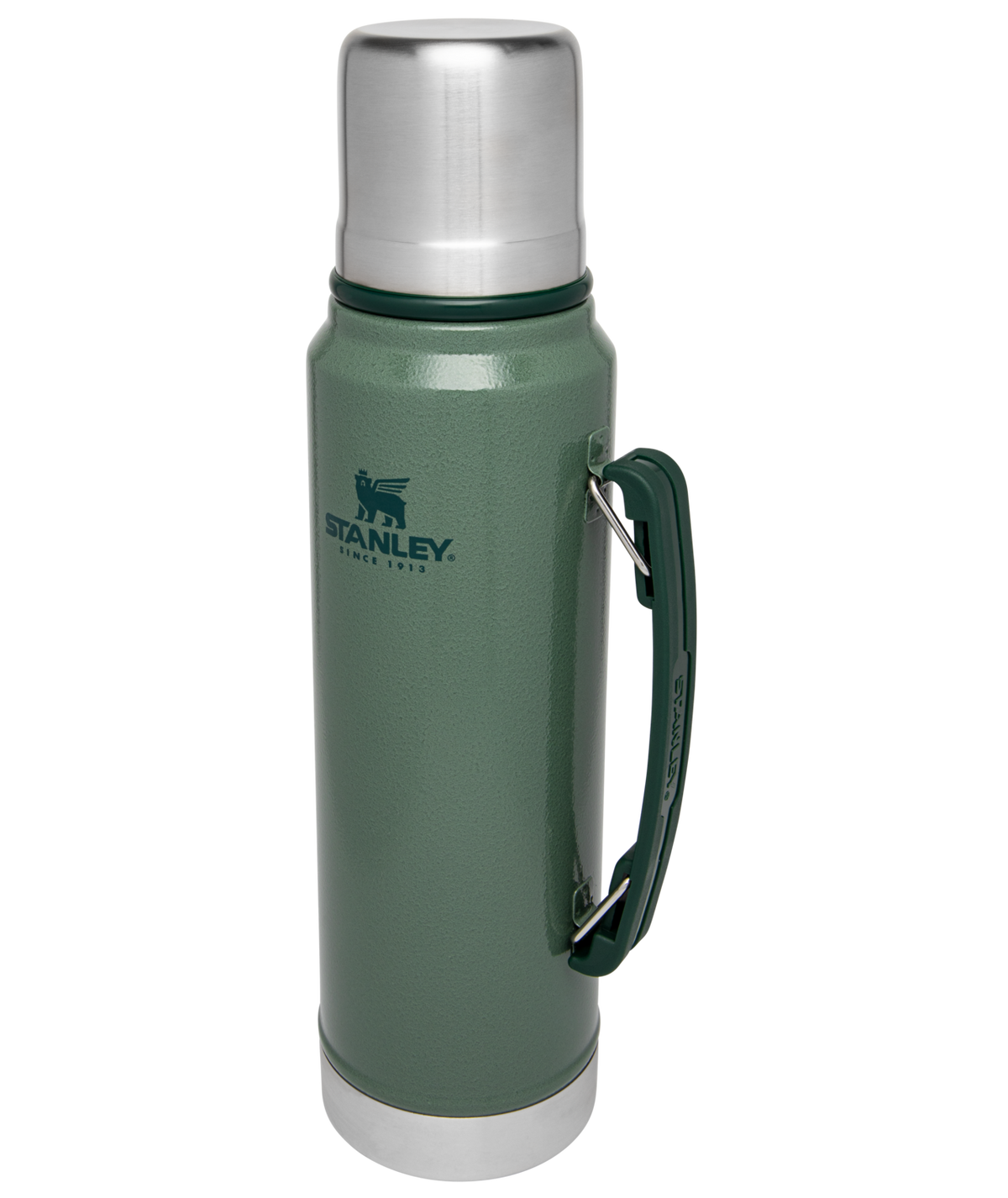 Stanley 1913 Classic Heritage Bottle 1.1 QT in Hammertone Green | View 3