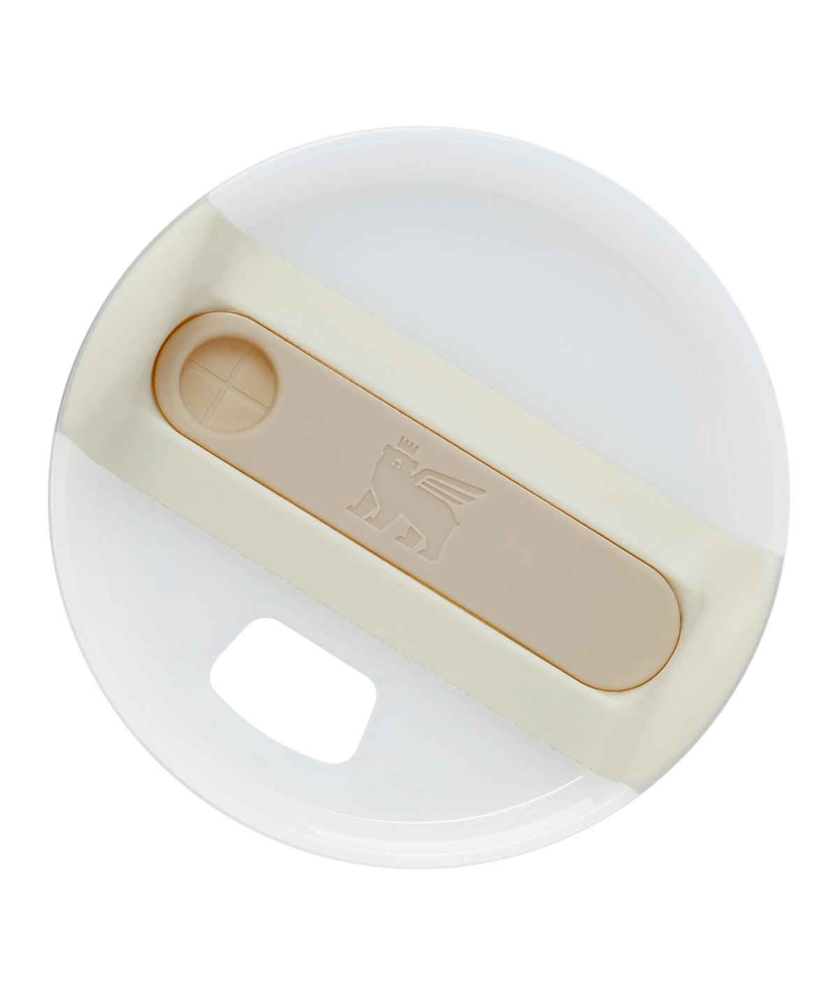 Stanley 1913 The Quencher H2.O FlowState™ Tumbler Lid 20 OZ to 30 OZ in Milky White | Lid View
