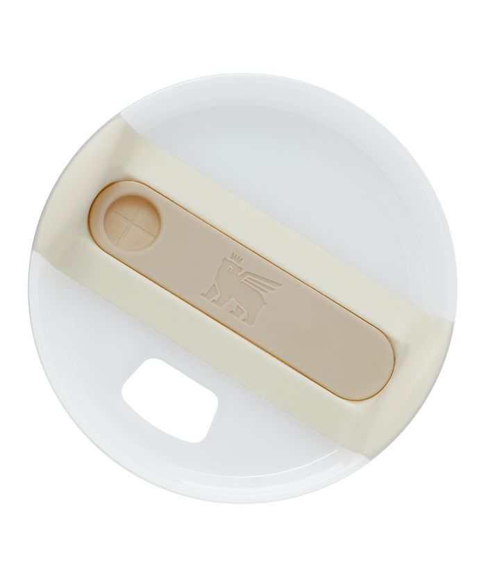 Stanley 1913 The Quencher H2.O FlowState™ Tumbler Lid 20 OZ to 30 OZ in Milky White | Lid View
