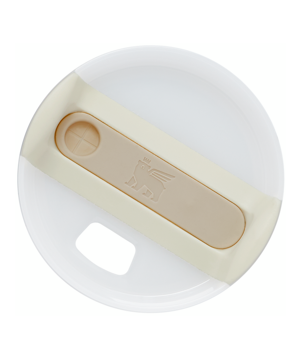Stanley 1913 The Quencher H2.O FlowState™ Tumbler Lid 20 OZ to 30 OZ in Milky White | Lid View