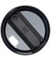 Swatch for Stanley 1913 The Quencher H2.O FlowState™ Tumbler Lid 40 OZ in Black | Lid View