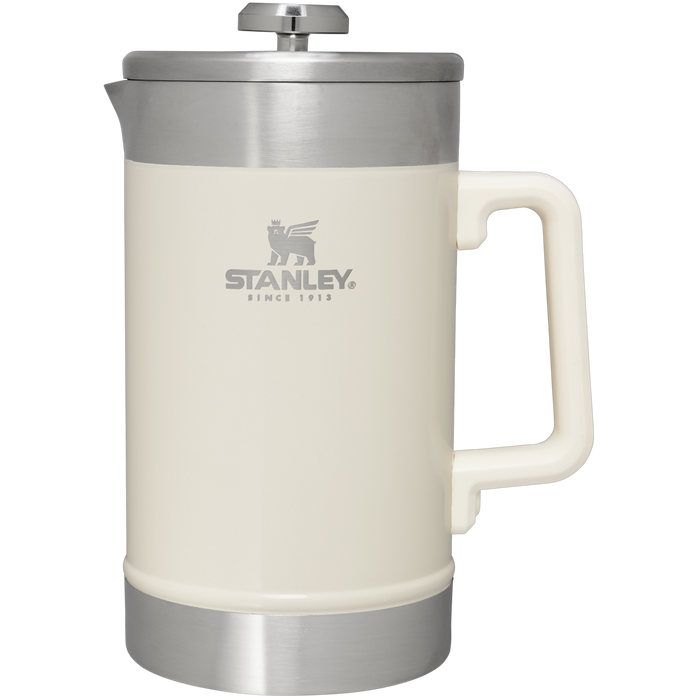 Stanley 1913 Classic Stay Hot French Press 1.4L en Cream Gloss | Ver Delante