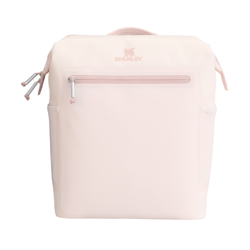 Stanley 1913 The All Day Madeleine Midi Cooler Backpack 20 Can 14.8 QT 14.0 L in Rose Quartz