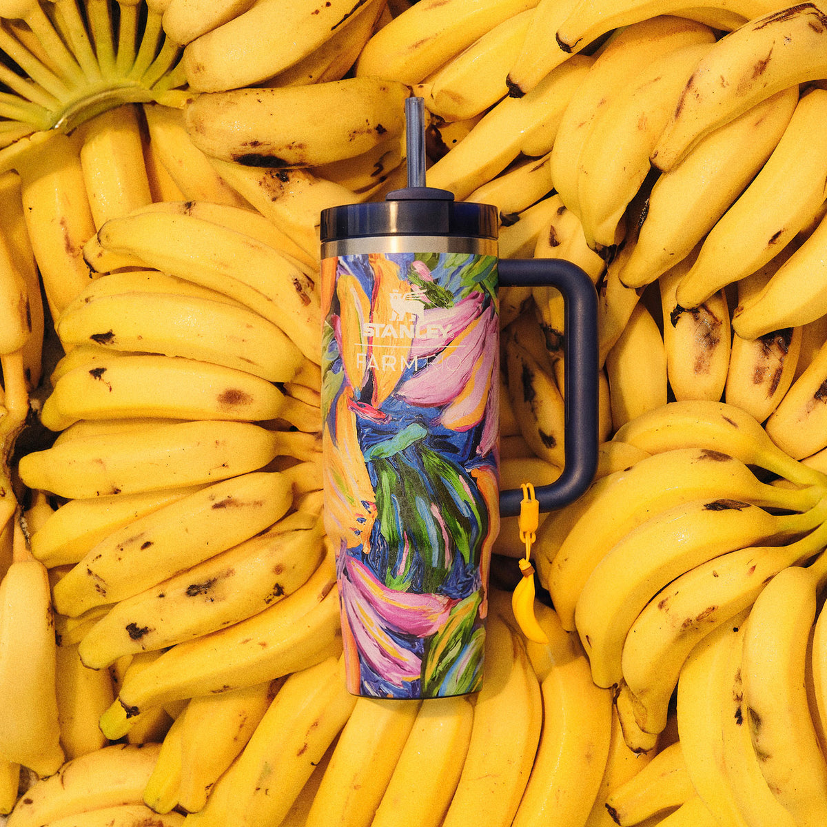 Stanley 1913 Stanley 1913 x FARM Rio Quencher® H2.0 Flowstate™ Tumbler 40 OZ 1.18 L in Farm Rio Painted Bananas