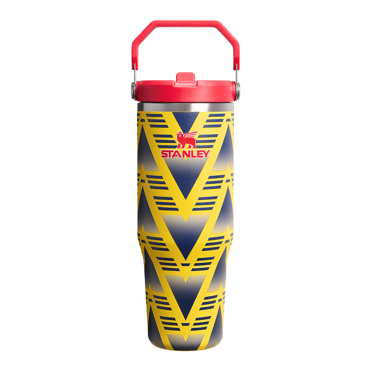 Stanley 1913 Stanley 1913 x Arsenal IceFlow™ Flip Straw 2.0 Tumbler 0.89L in Bruised Banana | Front View