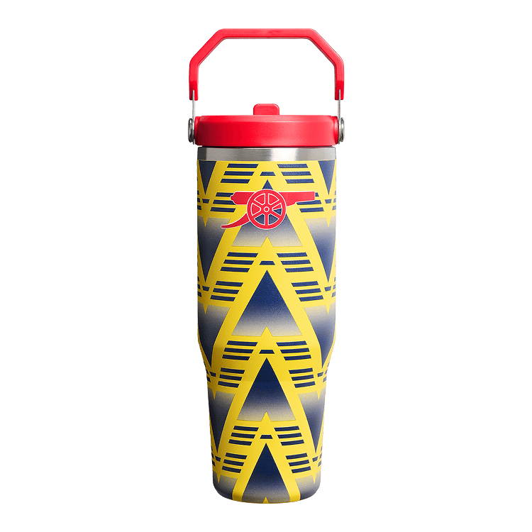 Stanley 1913 Stanley 1913 x Arsenal IceFlow™ Flip Straw 2.0 Tumbler 0.89L in Bruised Banana | Back View