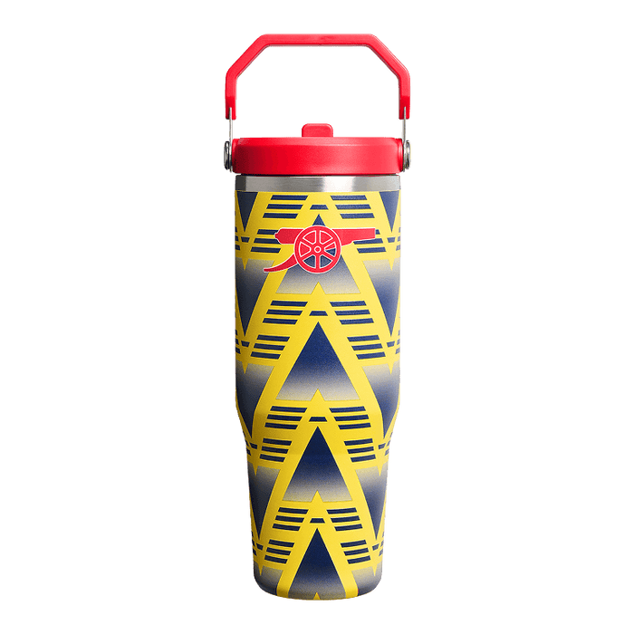 Stanley 1913 Stanley 1913 x Arsenal IceFlow™ Flip Straw 2.0 Tumbler 0.89L in Bruised Banana | Back View