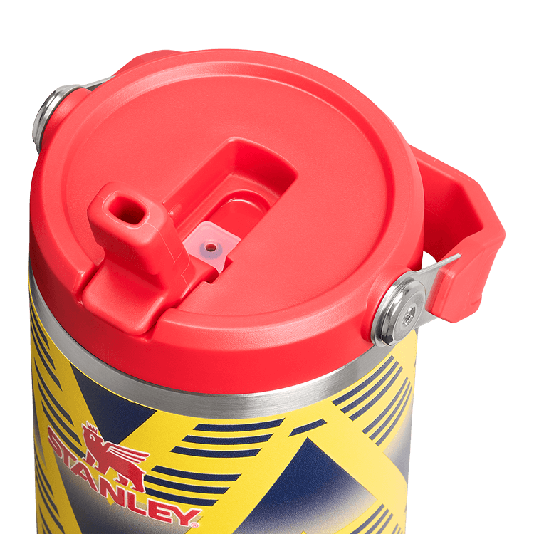 Stanley 1913 Stanley 1913 x Arsenal IceFlow™ Flip Straw 2.0 Tumbler 0.89L in Bruised Banana | Lid View