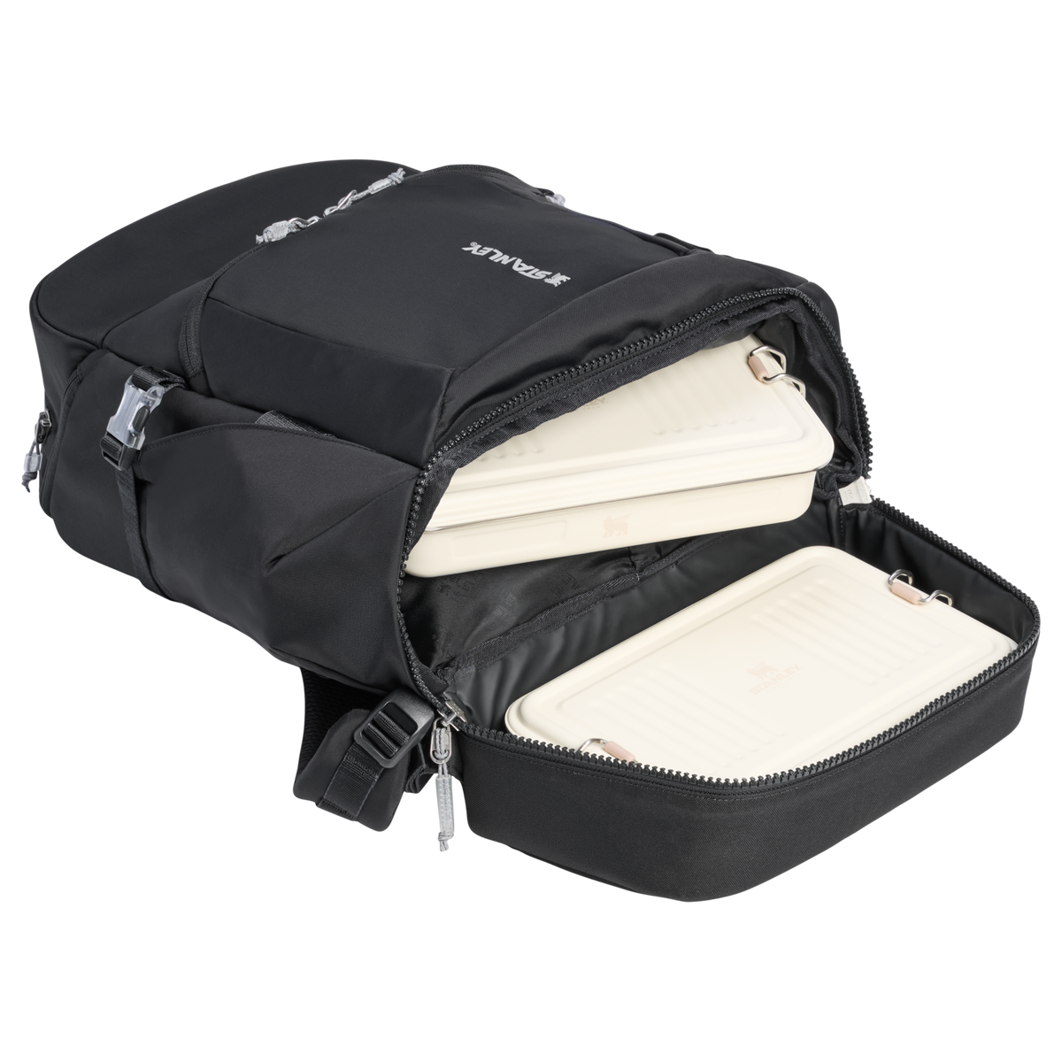 Stanley 1913 Vitalize™ Macro Method Backpack 29.2L in Black | Weergave Gedetailleerd