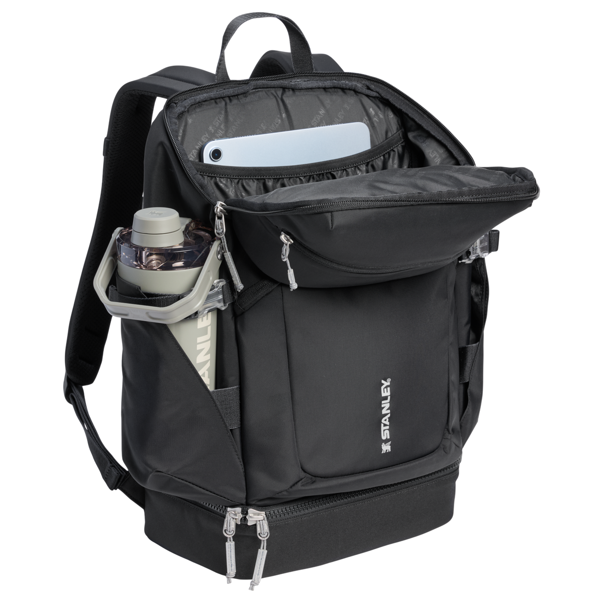 Stanley 1913 Vitalize™ Macro Method Backpack 29.2L in Black | Weergave Openen