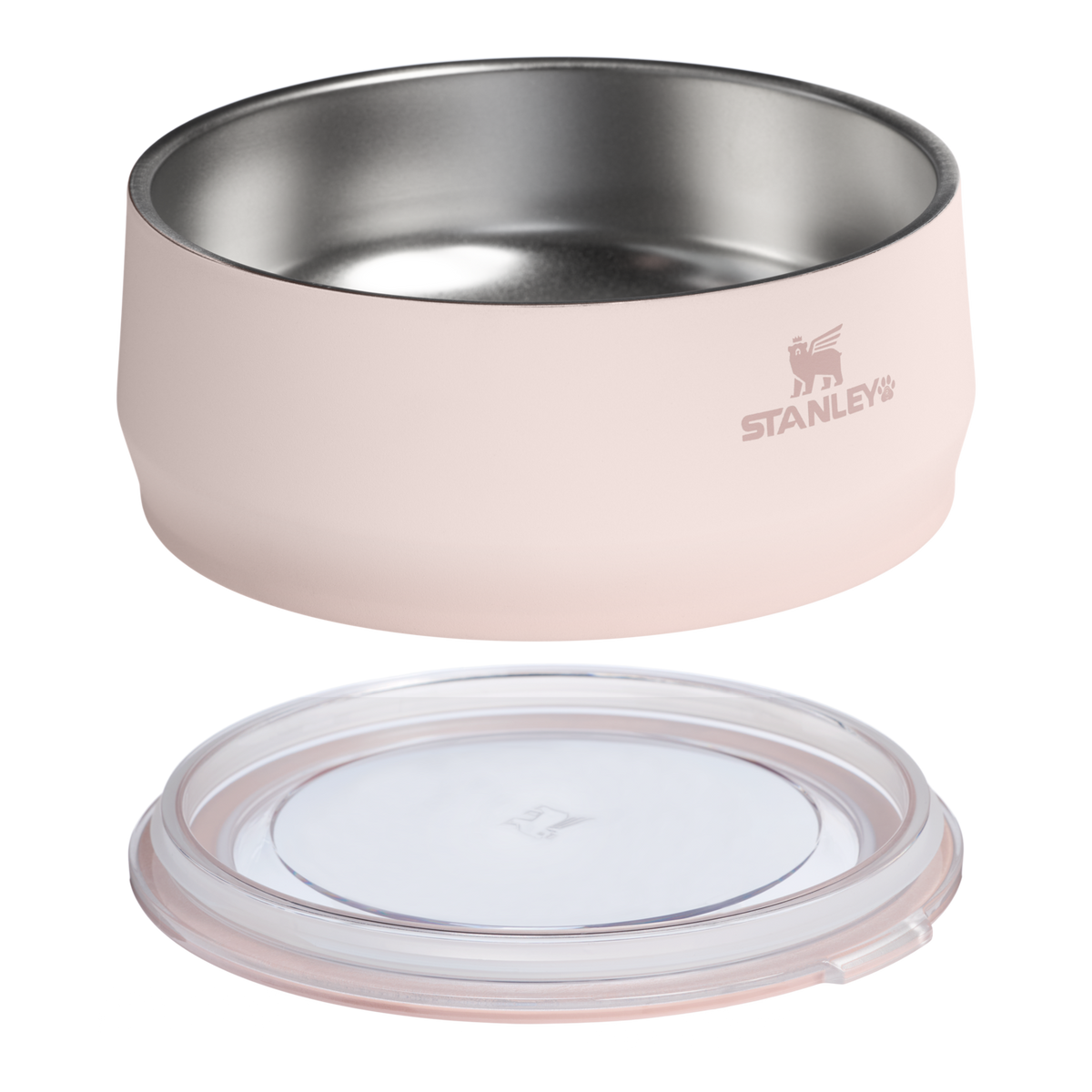Stanley 1913 The Stanley Pet Bowl 3-cup 0.71 L in Rose Quartz | Cross Section View