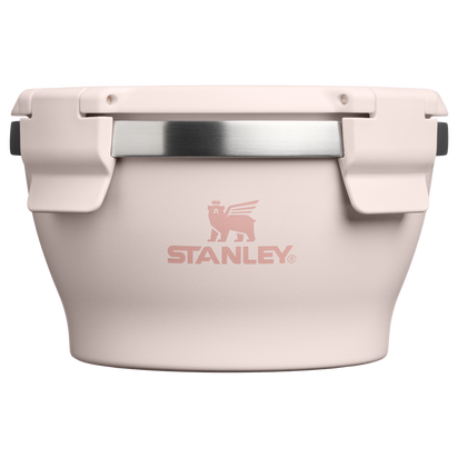 Stanley 1913 Fresh-to-Table Leakproof Bowl 0.47L in Rose Quartz | Visualizza Frontale