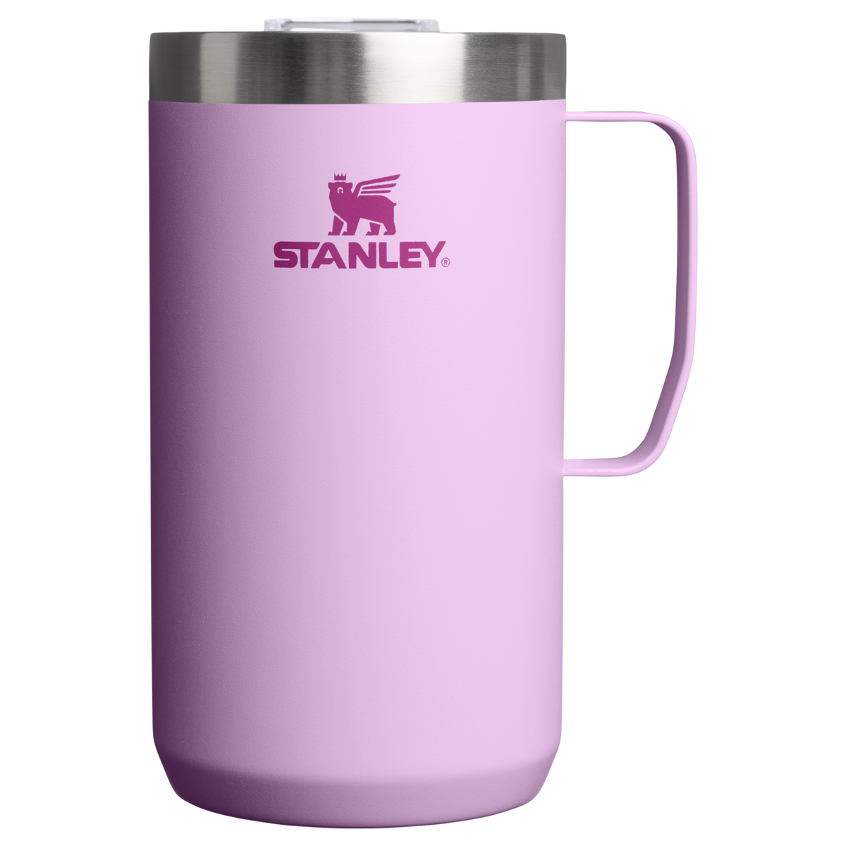 Stanley 1913 The Stay-Hot Camp Mug 24 OZ 0.71 L in Soft Orchid | Front View