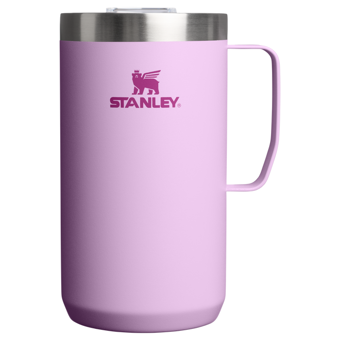 Stanley 1913 The Stay-Hot Camp Mug 24 OZ 0.71 L in Soft Orchid | Front View