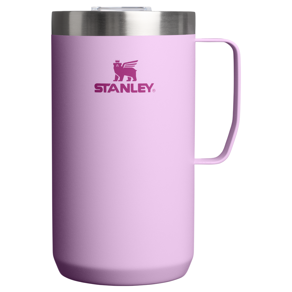 Stanley 1913 The Stay-Hot Camp Mug 24 OZ 0.71 L in Soft Orchid | Front View
