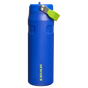 Kleurstaal voor Stanley 1913 IceFlow™ Bottle Flip Straw 2.0 0.71L in Cobalt Chartreuse | Weergave Voorkant