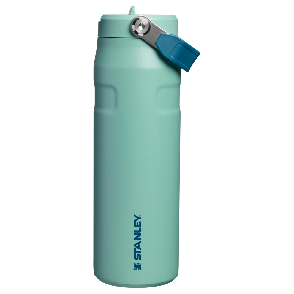 Stanley 1913 The IceFlow™ Bottle with Flip Straw Lid 24 oz 0.71 L in Spring Green | Front View