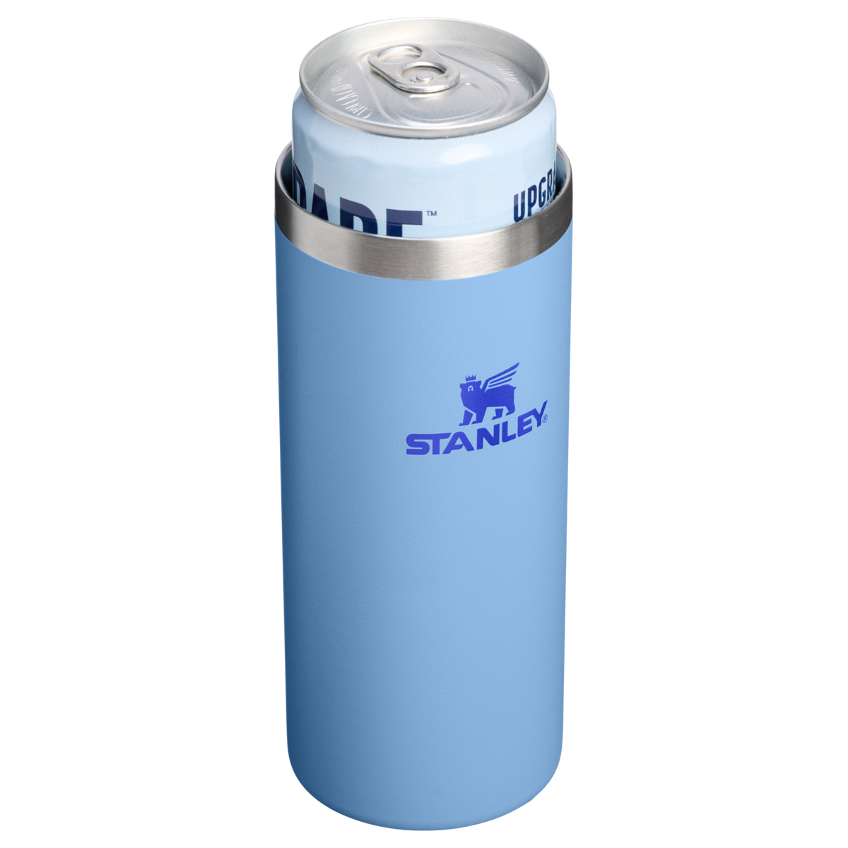 Stanley 1913 The Everyday Slim Can Cooler Cup 10 OZ 0.30 L in Blue Sky | Open View