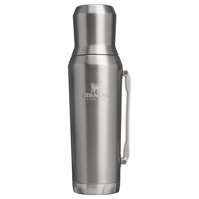 Stanley 1913 Ideal Mate Bottle 1.2L en Stainless Steel Ash | Ver Delante