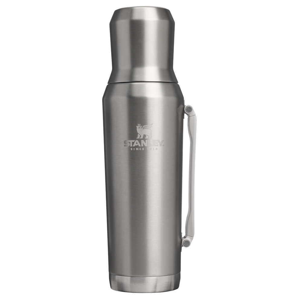 Stanley 1913 Ideal Mate Bottle 1.2L en Stainless Steel Ash | Ver Delante