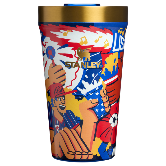 Stanley 1913 Fútbol Artist Collection Tumbler 0.47L in USA | Weergave Voorkant
