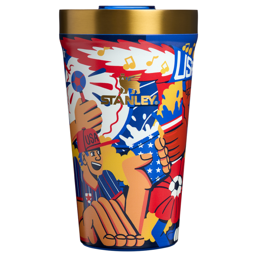 Stanley 1913 Fútbol Artist Collection Tumbler 0.47L in USA | Weergave Voorkant