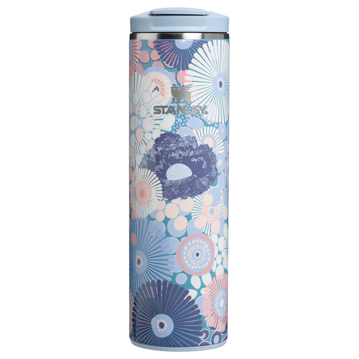 Stanley 1913 The Transit Flip Top Mug 16 OZ 0.47 L in Blue Dream Wildflower | Front View
