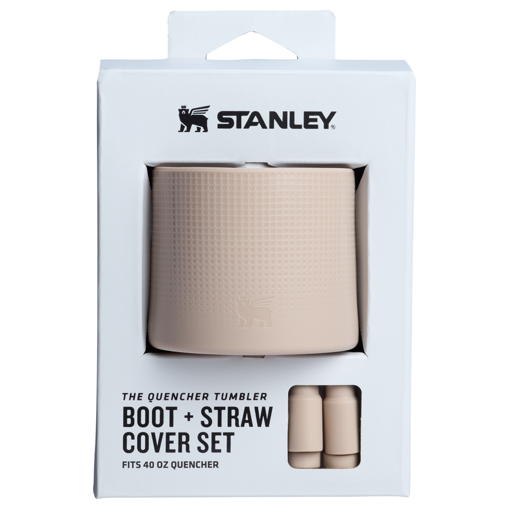Stanley 1913 Stanley Quencher Boot and Straw Cover Set 40 OZ in Sand / Fits 40-ounce Quencher | Front View