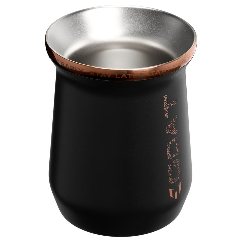 Stanley 1913 Messi x Stanley 1913 Classic Mate Mug 0.23L in Messi GOAT Black | Back View