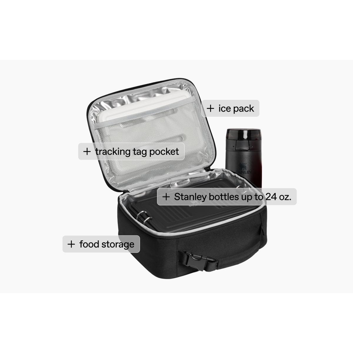 Stanley 1913 The Assembly Lunch Box 3.7 QT 3.5 L in Dark Blossom | View 8