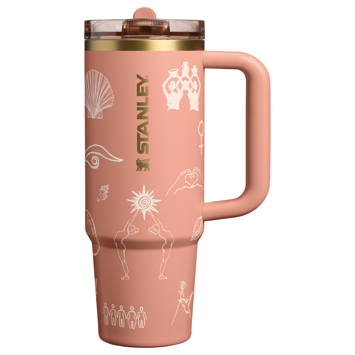 Stanley 1913 The Stanley 1913 x Nest Quencher® ProTour Flip Straw Tumbler 30 OZ 0.89 L in Her Symbols, Her Story | Front View