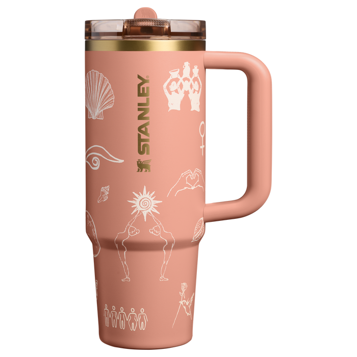 Stanley 1913 The Stanley 1913 x Nest Quencher® ProTour Flip Straw Tumbler 30 OZ 0.89 L in Her Symbols, Her Story | Front View