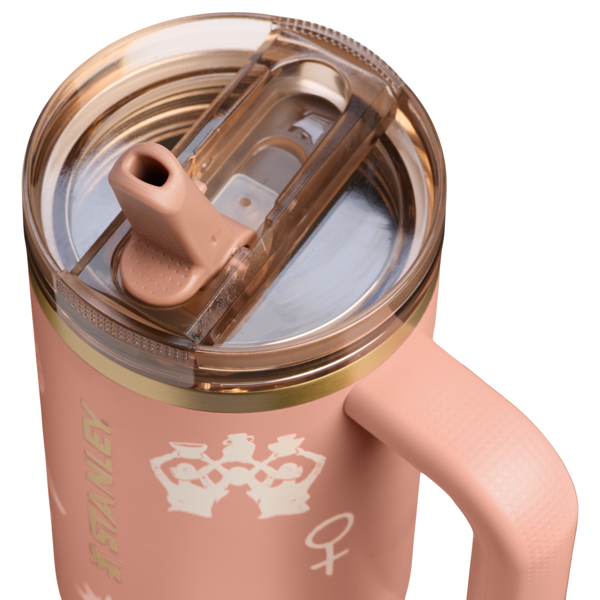 Stanley 1913 The Stanley 1913 x Nest Quencher® ProTour Flip Straw Tumbler 30 OZ 0.89 L in Her Symbols, Her Story | Lid Detailed View
