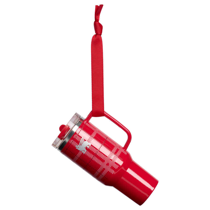 Stanley 1913 The Quencher Key Chain in Rouge Plaid | Front View