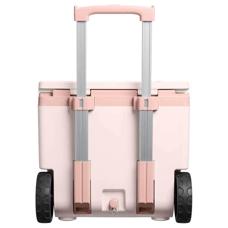 Stanley 1913 Cold-For-Days Wheeled Outdoor Cooler 47.3L in Rose Quartz | Weergave Terug