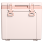Kleurstaal voor Stanley 1913 Cold-For-Days Wheeled Outdoor Cooler 47.3L in Rose Quartz | Weergave Voorkant
