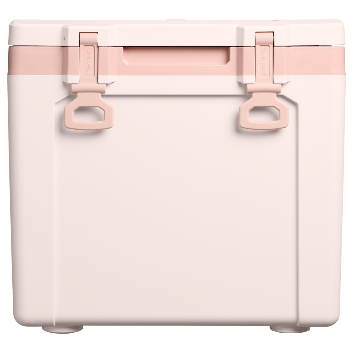 Stanley 1913 Cold-For-Days Wheeled Outdoor Cooler 47.3L in Rose Quartz | Weergave Voorkant