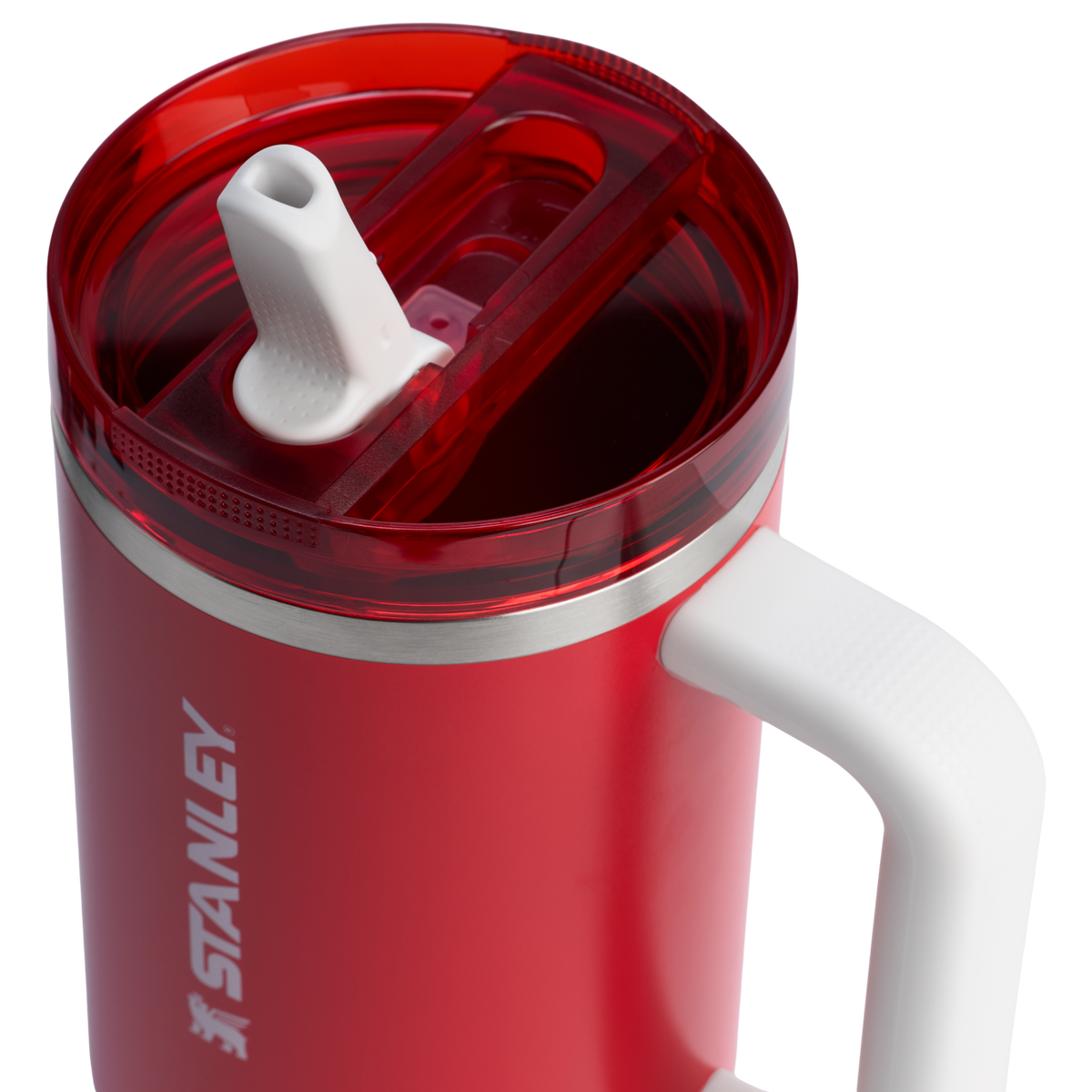 Stanley 1913 Stanley 1913 x Arsenal Quencher® ProTour Flip Straw Tumbler 40 OZ 1.18 L in Arsenal DNA Red | Lid Detailed View