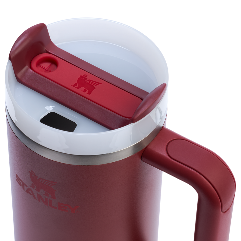 Stanley 1913 Quencher® H2.0 FlowState™ Tumbler 0.89L w Cranberry | Widok Szczegóły pokrywki