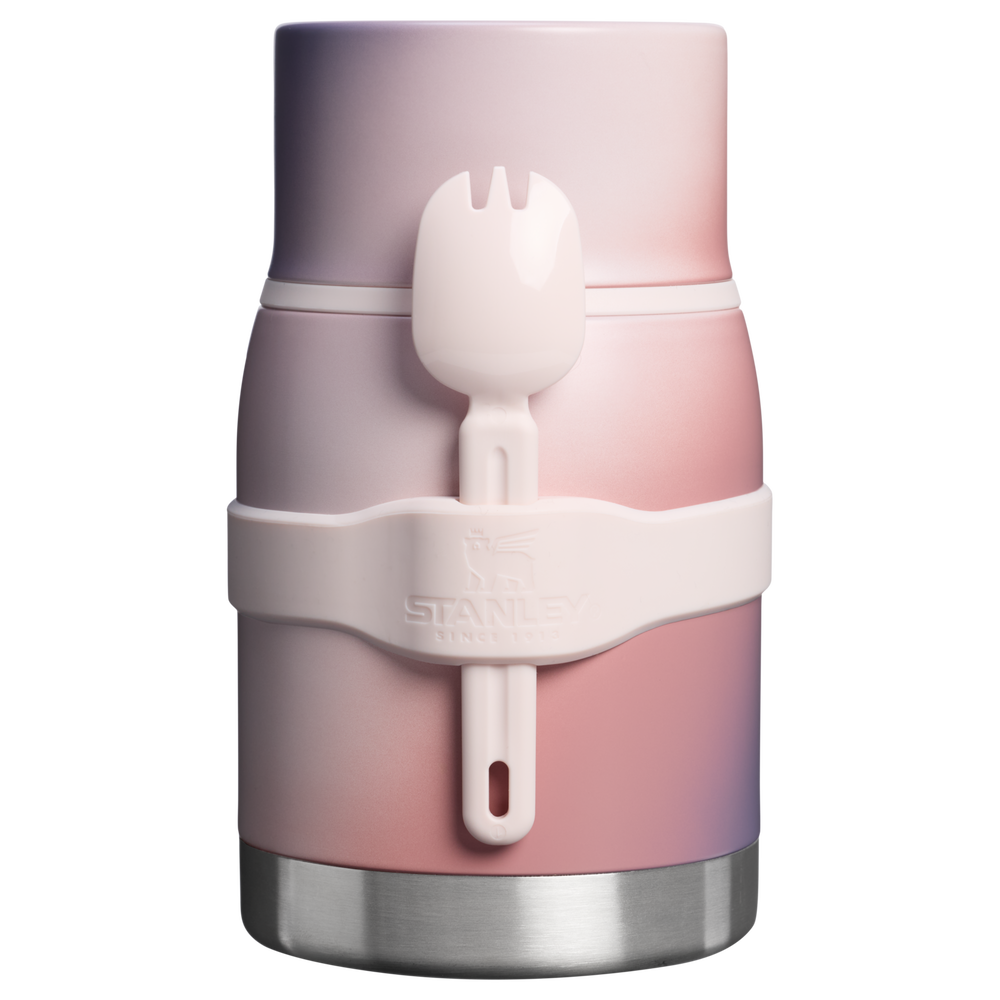 Stanley 1913 Adventure To-Go Food Jar + Spork 24 OZ 0.71 L in Dawn Spiral | Front View