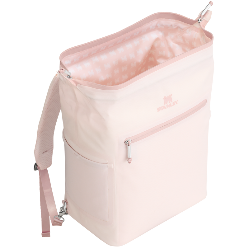 Stanley 1913 Madeleine Midi Backpack Soft Cooler 14L in Rose Quartz