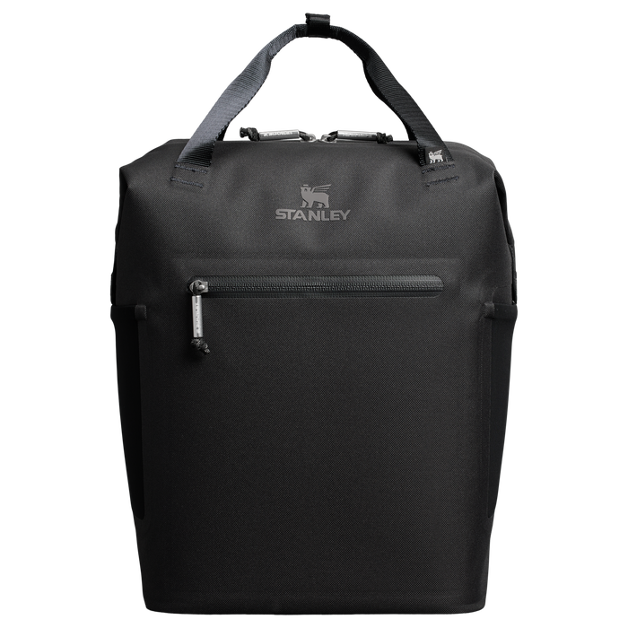 Stanley 1913 Madeleine Mini Backpack Soft Cooler 13.2L en Black | Ver Delante