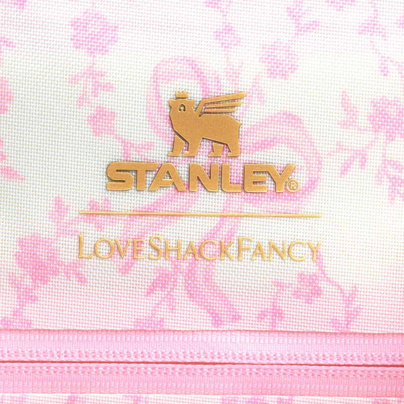 Stanley 1913 Stanley 1913 x LoveShackFancy All-Day Madeleine Mini Soft Cooler 13.2L in Coquette Bow - Chantilly | Detailed View
