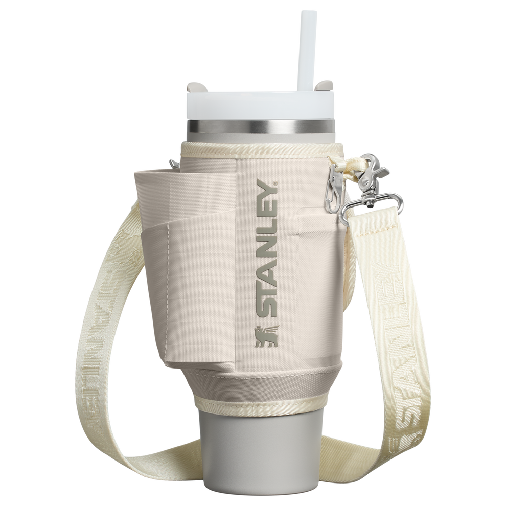Stanley 1913 The All Day 30 OZ Quencher Carry-All 0.89 L in Cream | Front View