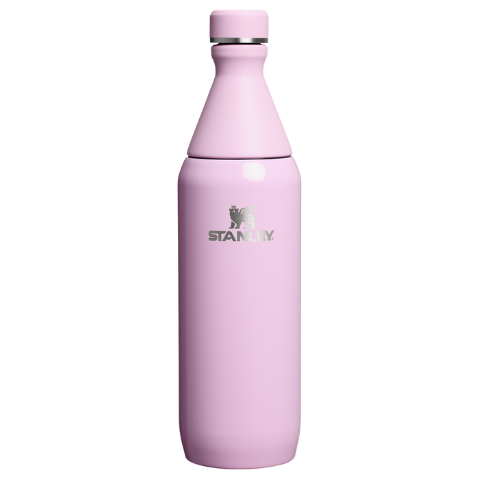 Stanley 1913 All Day Slim Bottle 0.59L in Cherry Blossom Gloss | Front View