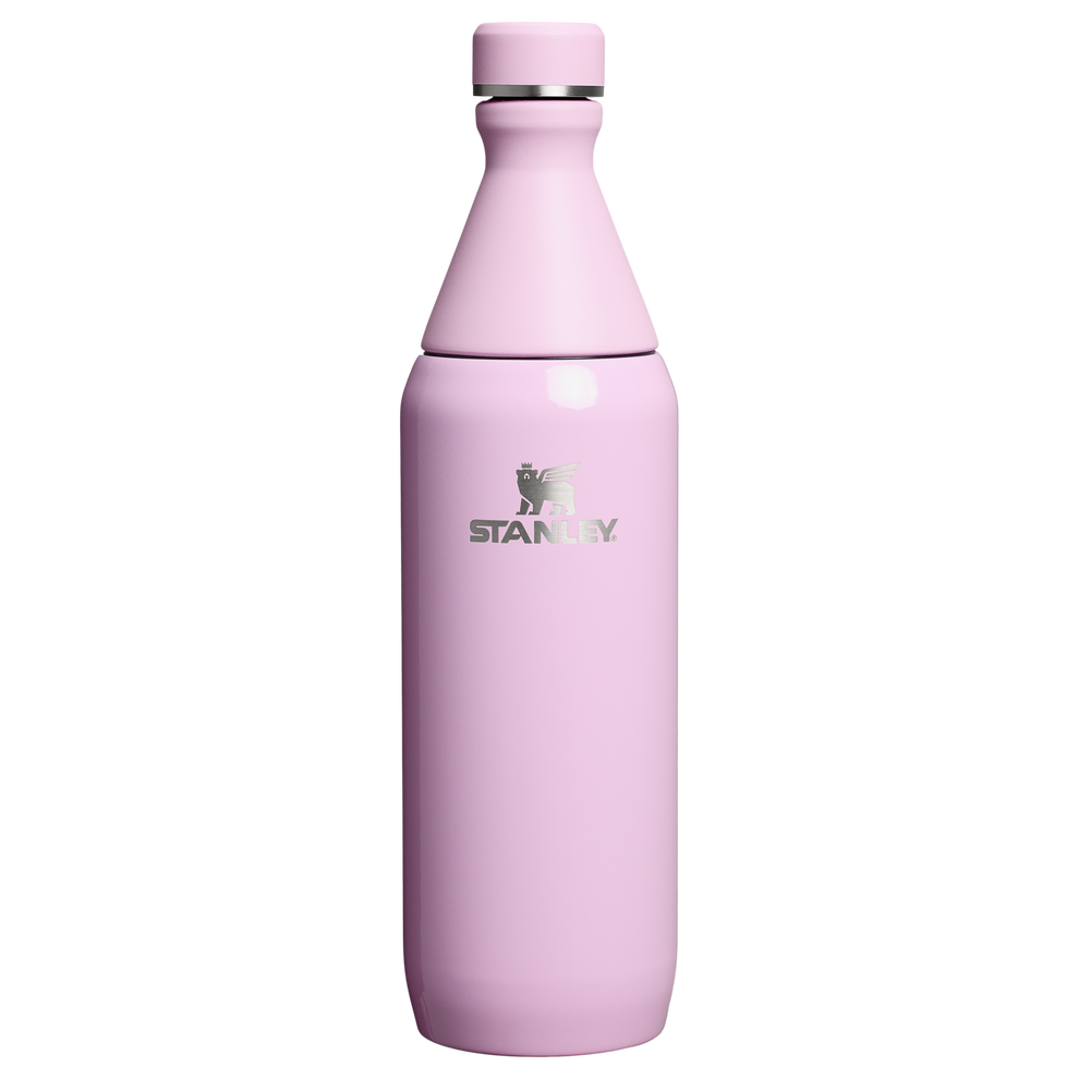 Stanley 1913 All Day Slim Bottle 0.59L in Cherry Blossom Gloss | Front View