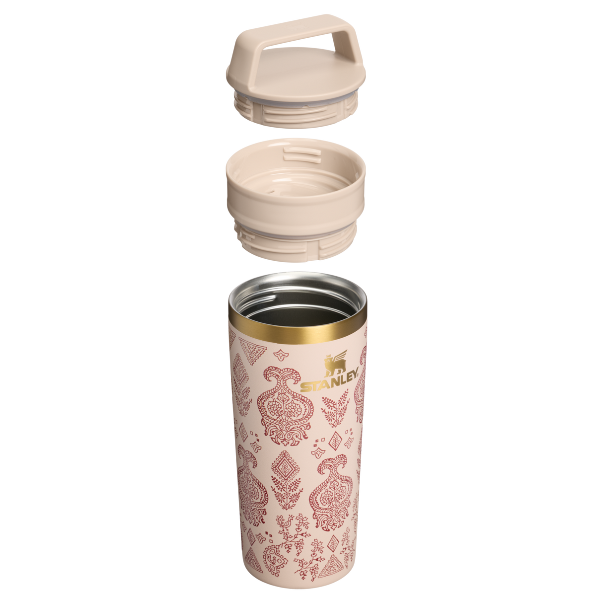 Stanley 1913 Café-To-Go Travel Mug 0.47L in Deepa Brown Sugar | Cross Section View