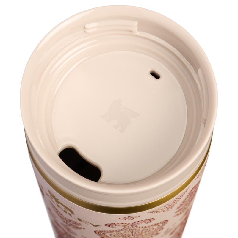 Stanley 1913 Café-To-Go Travel Mug 0.47L in Deepa Brown Sugar | Lid Detailed View