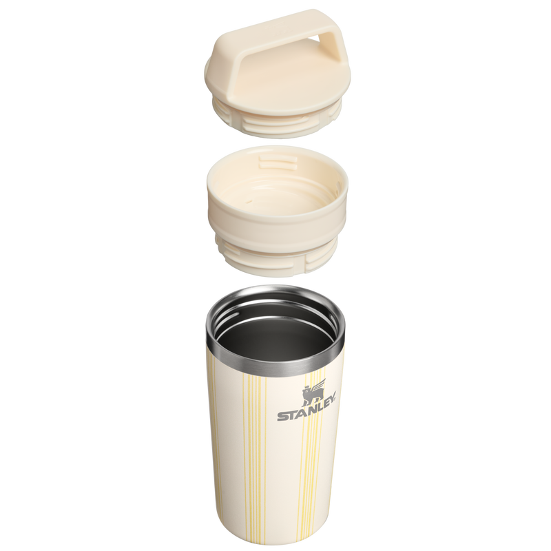 Stanley 1913 Café-To-Go Travel Mug 0.35L en Cream Picnic Stripe | Ver Sección transversal